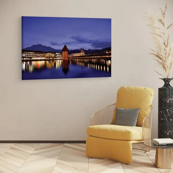 Multicolor_Chapel_Bridge,_Wooden_Framed_Canvas_Paintings_|_For_Home_Decor_|_Bedroom,_Living_Room,Wall_Decoration_|_Wall_Art_Painting,_Ct0442,_Size_16_X_24_In