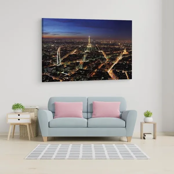 Multicolor_Eiffel_Tower,_Wooden_Framed_Canvas_Paintings_|_For_Home_Decor_|_Bedroom,_Living_Room,Wall_Decoration_|_Wall_Art_Painting,_Ct0448,_Size_16_X_24_In