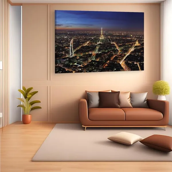 Multicolor_Eiffel_Tower,_Wooden_Framed_Canvas_Paintings_|_For_Home_Decor_|_Bedroom,_Living_Room,Wall_Decoration_|_Wall_Art_Painting,_Ct0448,_Size_16_X_24_In
