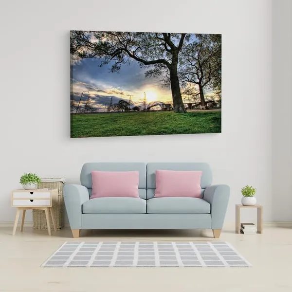 Multicolor_Trees,_Landscapes,_Grass,_Wooden_Framed_Canvas_Paintings_|_For_Home_Decor_|_Bedroom,_Living_Room,Wall_Decoration_|_Wall_Art_Painting,_Ct0450,_Size_16_X_24_In