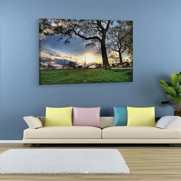 Multicolor_Trees,_Landscapes,_Grass,_Wooden_Framed_Canvas_Paintings_|_For_Home_Decor_|_Bedroom,_Living_Room,Wall_Decoration_|_Wall_Art_Painting,_Ct0450,_Size_16_X_24_In