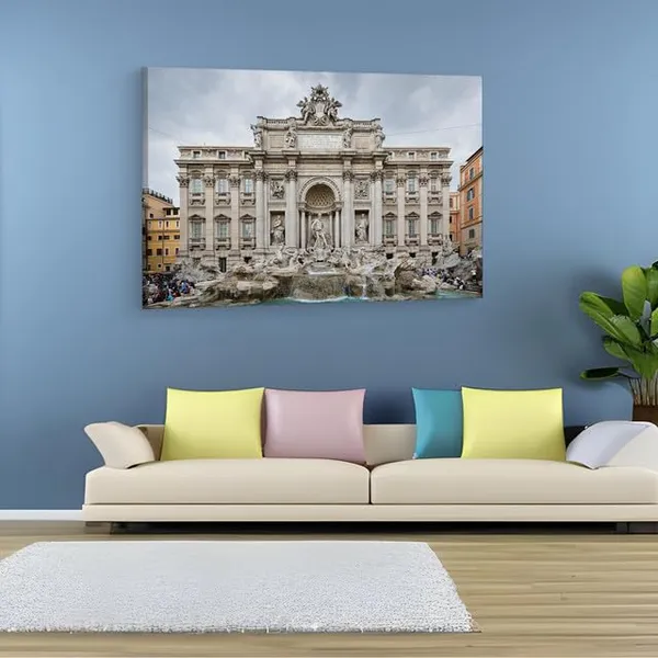 Multicolor_Trevi_Fountain,_Wooden_Framed_Canvas_Paintings_|_For_Home_Decor_|_Bedroom,_Living_Room,Wall_Decoration_|_Wall_Art_Painting,_Ct0451,_Size_16_X_24_In
