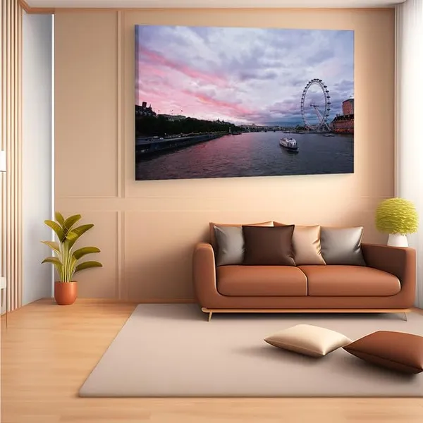 Multicolor_London_Eye,_Wooden_Framed_Canvas_Paintings_|_For_Home_Decor_|_Bedroom,_Living_Room,Wall_Decoration_|_Wall_Art_Painting,_Ct0452,_Size_16_X_24_In