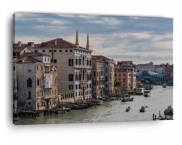 Multicolor_Grand_Canal,_Wooden_Framed_Canvas_Paintings_|_For_Home_Decor_|_Bedroom,_Living_Room,Wall_Decoration_|_Wall_Art_Painting,_Ct0456,_Size_16_X_24_In