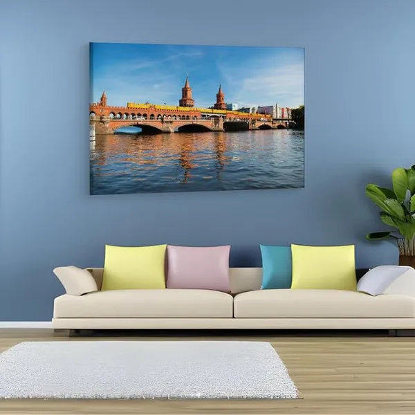Multicolor__Wooden_Framed_Canvas_Paintings_|_For_Home_Decor_|_Bedroom,_Living_Room,Wall_Decoration_|_Wall_Art_Painting,_Ct0477,_Size_16_X_24_In