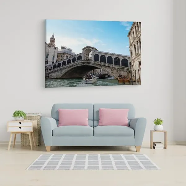 Multicolor_Rialto_Bridge,_Wooden_Framed_Canvas_Paintings_|_For_Home_Decor_|_Bedroom,_Living_Room,Wall_Decoration_|_Wall_Art_Painting,_Ct0478,_Size_16_X_24_In