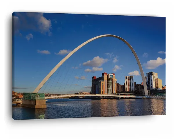 Multicolor_Gateshead_Millennium_Bridge,_Wooden_Framed_Canvas_Paintings_|_For_Home_Decor_|_Bedroom,_Living_Room,Wall_Decoration_|_Wall_Art_Painting,_Ct0480,_Size_16_X_24_In
