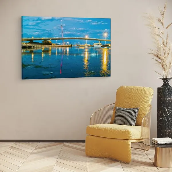 Multicolor_Ponte_Del_Mare,_Wooden_Framed_Canvas_Paintings_|_For_Home_Decor_|_Bedroom,_Living_Room,Wall_Decoration_|_Wall_Art_Painting,_Ct0481,_Size_16_X_24_In