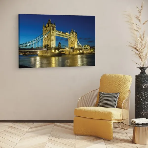 Multicolor_Tower_Bridge,_Wooden_Framed_Canvas_Paintings_|_For_Home_Decor_|_Bedroom,_Living_Room,Wall_Decoration_|_Wall_Art_Painting,_Ct0483,_Size_16_X_24_In
