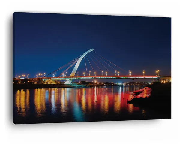 Multicolor_Dazhi_Bridge,_Wooden_Framed_Canvas_Paintings_|_For_Home_Decor_|_Bedroom,_Living_Room,Wall_Decoration_|_Wall_Art_Painting,_Ct0486,_Size_16_X_24_In
