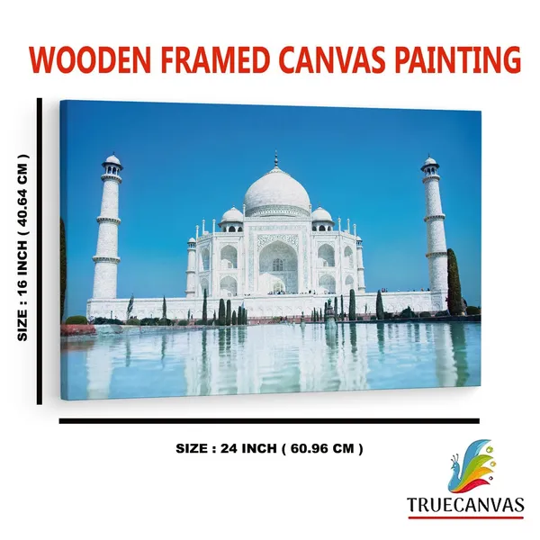 Multicolor_Taj_Mahal,_Wooden_Framed_Canvas_Paintings_|_For_Home_Decor_|_Bedroom,_Living_Room,Wall_Decoration_|_Wall_Art_Painting,_Ct0493,_Size_16_X_24_In