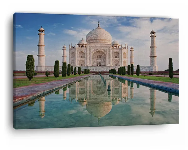 Multicolor_Taj_Mahal,_Wooden_Framed_Canvas_Paintings_|_For_Home_Decor_|_Bedroom,_Living_Room,Wall_Decoration_|_Wall_Art_Painting,_Ct0495,_Size_16_X_24_In