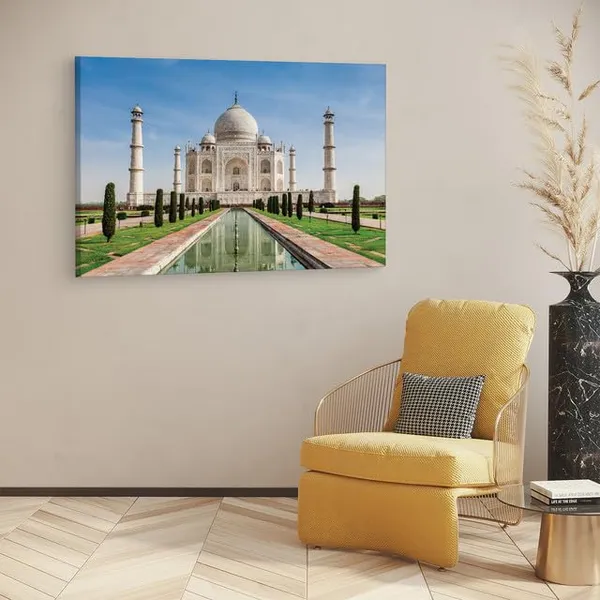 Multicolor_Taj_Mahal,_Wooden_Framed_Canvas_Paintings_|_For_Home_Decor_|_Bedroom,_Living_Room,Wall_Decoration_|_Wall_Art_Painting,_Ct0498,_Size_16_X_24_In