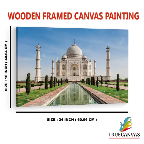 Multicolor_Taj_Mahal,_Wooden_Framed_Canvas_Paintings_|_For_Home_Decor_|_Bedroom,_Living_Room,Wall_Decoration_|_Wall_Art_Painting,_Ct0498,_Size_16_X_24_In