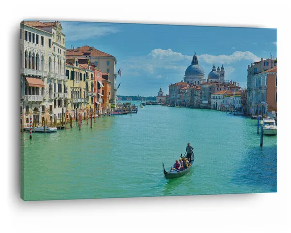 Multicolor_Grand_Canal,_Wooden_Framed_Canvas_Paintings_|_For_Home_Decor_|_Bedroom,_Living_Room,Wall_Decoration_|_Wall_Art_Painting,_Ct0508,_Size_16_X_24_In