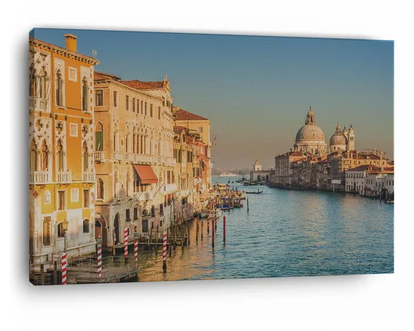 Multicolor_Grand_Canal,_Wooden_Framed_Canvas_Paintings_|_For_Home_Decor_|_Bedroom,_Living_Room,Wall_Decoration_|_Wall_Art_Painting,_Ct0515,_Size_16_X_24_In