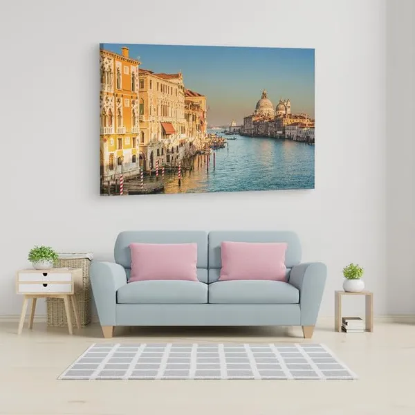 Multicolor_Grand_Canal,_Wooden_Framed_Canvas_Paintings_|_For_Home_Decor_|_Bedroom,_Living_Room,Wall_Decoration_|_Wall_Art_Painting,_Ct0515,_Size_16_X_24_In