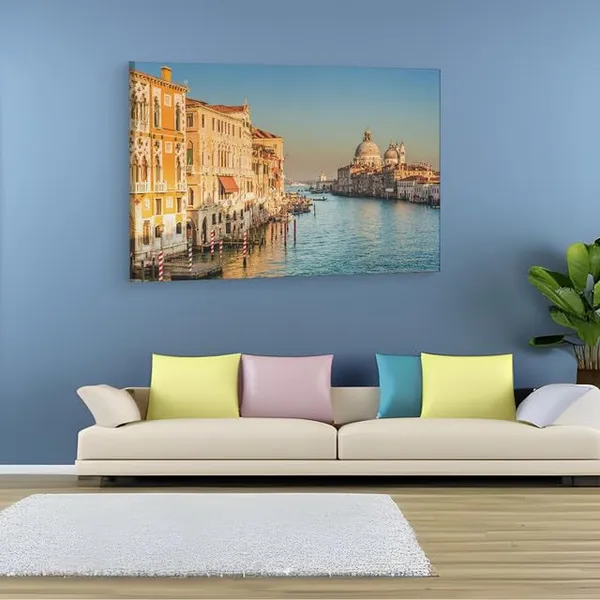 Multicolor_Grand_Canal,_Wooden_Framed_Canvas_Paintings_|_For_Home_Decor_|_Bedroom,_Living_Room,Wall_Decoration_|_Wall_Art_Painting,_Ct0515,_Size_16_X_24_In