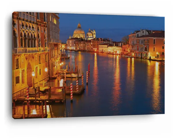 Multicolor_Grand_Canal,_Wooden_Framed_Canvas_Paintings_|_For_Home_Decor_|_Bedroom,_Living_Room,Wall_Decoration_|_Wall_Art_Painting,_Ct0518,_Size_16_X_24_In