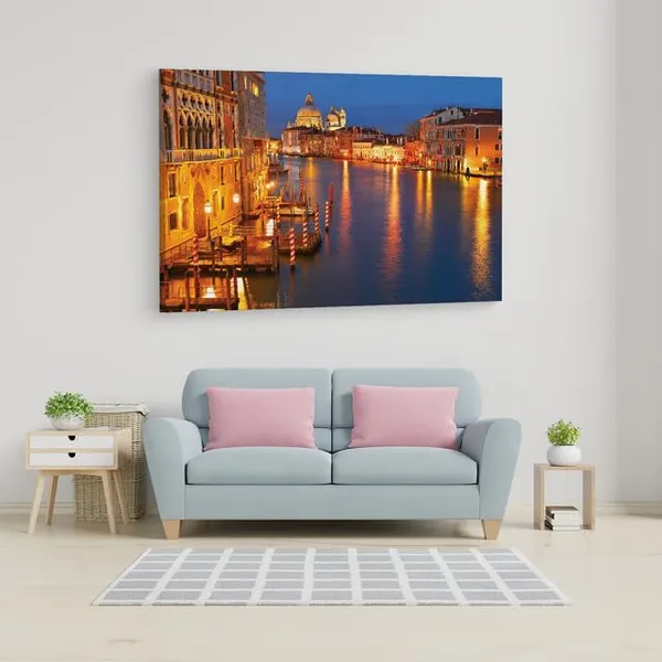 Multicolor_Grand_Canal,_Wooden_Framed_Canvas_Paintings_|_For_Home_Decor_|_Bedroom,_Living_Room,Wall_Decoration_|_Wall_Art_Painting,_Ct0518,_Size_16_X_24_In