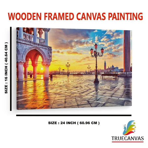 Multicolor_St._Mark'S_Square,_Wooden_Framed_Canvas_Paintings_|_For_Home_Decor_|_Bedroom,_Living_Room,Wall_Decoration_|_Wall_Art_Painting,_Ct0522,_Size_16_X_24_In