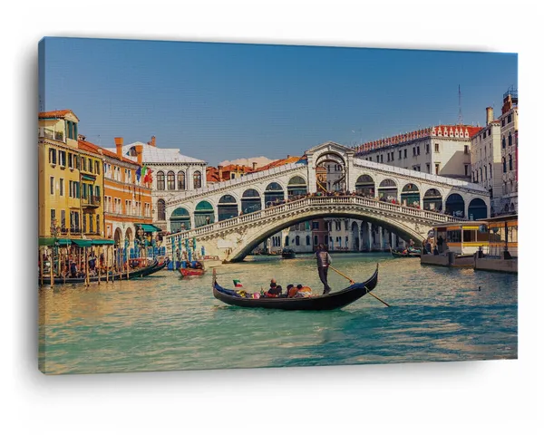 Multicolor_Rialto_Bridge,_Wooden_Framed_Canvas_Paintings_|_For_Home_Decor_|_Bedroom,_Living_Room,Wall_Decoration_|_Wall_Art_Painting,_Ct0523,_Size_16_X_24_In