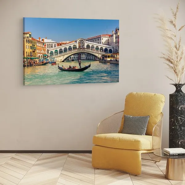 Multicolor_Rialto_Bridge,_Wooden_Framed_Canvas_Paintings_|_For_Home_Decor_|_Bedroom,_Living_Room,Wall_Decoration_|_Wall_Art_Painting,_Ct0523,_Size_16_X_24_In