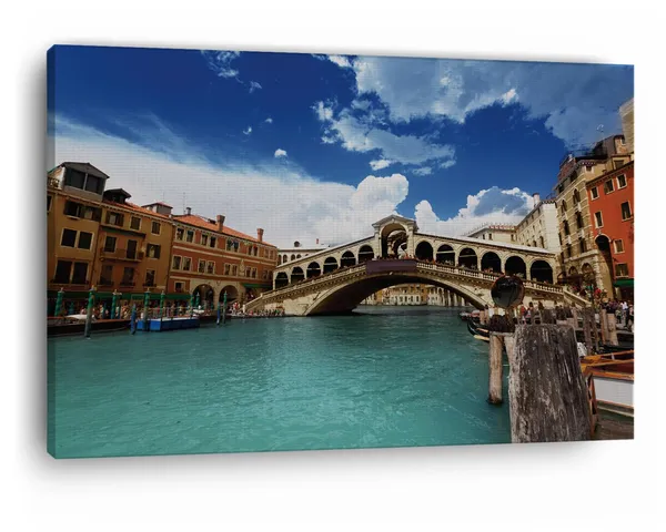 Multicolor_Rialto_Bridge,_Wooden_Framed_Canvas_Paintings_|_For_Home_Decor_|_Bedroom,_Living_Room,Wall_Decoration_|_Wall_Art_Painting,_Ct0531,_Size_16_X_24_In
