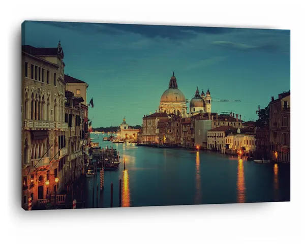 Multicolor_Grand_Canal,_Wooden_Framed_Canvas_Paintings_|_For_Home_Decor_|_Bedroom,_Living_Room,Wall_Decoration_|_Wall_Art_Painting,_Ct0532,_Size_16_X_24_In