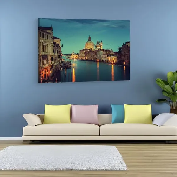 Multicolor_Grand_Canal,_Wooden_Framed_Canvas_Paintings_|_For_Home_Decor_|_Bedroom,_Living_Room,Wall_Decoration_|_Wall_Art_Painting,_Ct0532,_Size_16_X_24_In