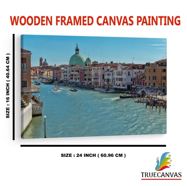 Multicolor_Grand_Canal,_Wooden_Framed_Canvas_Paintings_|_For_Home_Decor_|_Bedroom,_Living_Room,Wall_Decoration_|_Wall_Art_Painting,_Ct0533,_Size_16_X_24_In