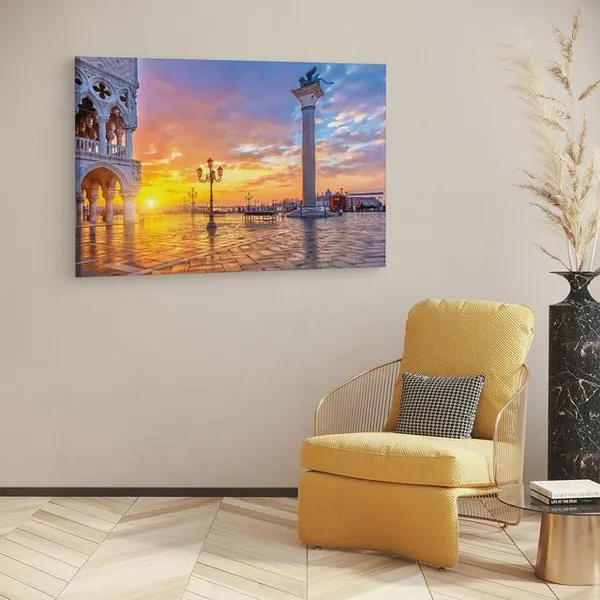 Multicolor_St._Mark'S_Square,_Wooden_Framed_Canvas_Paintings_|_For_Home_Decor_|_Bedroom,_Living_Room,Wall_Decoration_|_Wall_Art_Painting,_Ct0534,_Size_16_X_24_In