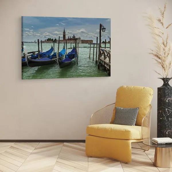 Multicolor_Italy,_Venice,_Grand_Canal,_Gondola,_Wooden_Framed_Canvas_Paintings_|_For_Home_Decor_|_Bedroom,_Living_Room,Wall_Decoration_|_Wall_Art_Painting,_Ct0535,_Size_16_X_24_In