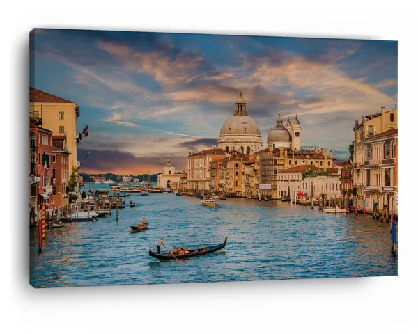 Multicolor_Grand_Canal,_Wooden_Framed_Canvas_Paintings_|_For_Home_Decor_|_Bedroom,_Living_Room,Wall_Decoration_|_Wall_Art_Painting,_Ct0540,_Size_16_X_24_In