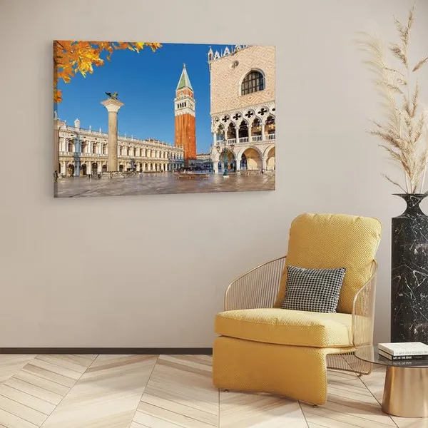 Multicolor_St._Mark'S_Square,_Wooden_Framed_Canvas_Paintings_|_For_Home_Decor_|_Bedroom,_Living_Room,Wall_Decoration_|_Wall_Art_Painting,_Ct0541,_Size_16_X_24_In