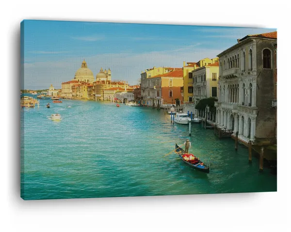 Multicolor_Grand_Canal,_Wooden_Framed_Canvas_Paintings_|_For_Home_Decor_|_Bedroom,_Living_Room,Wall_Decoration_|_Wall_Art_Painting,_Ct0542,_Size_16_X_24_In