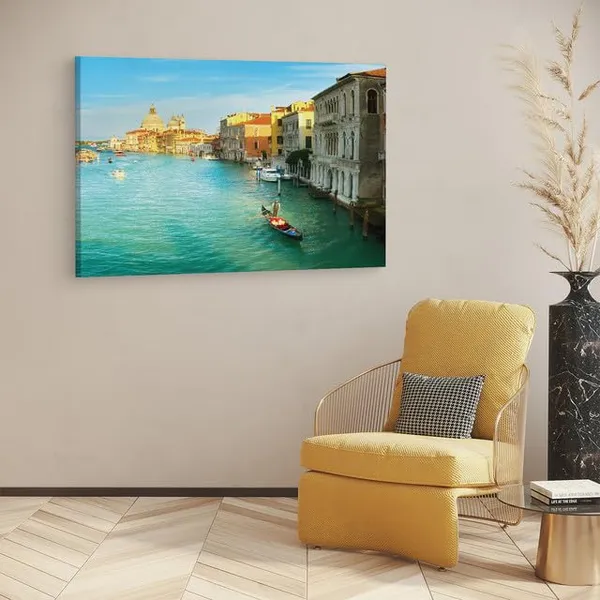 Multicolor_Grand_Canal,_Wooden_Framed_Canvas_Paintings_|_For_Home_Decor_|_Bedroom,_Living_Room,Wall_Decoration_|_Wall_Art_Painting,_Ct0542,_Size_16_X_24_In