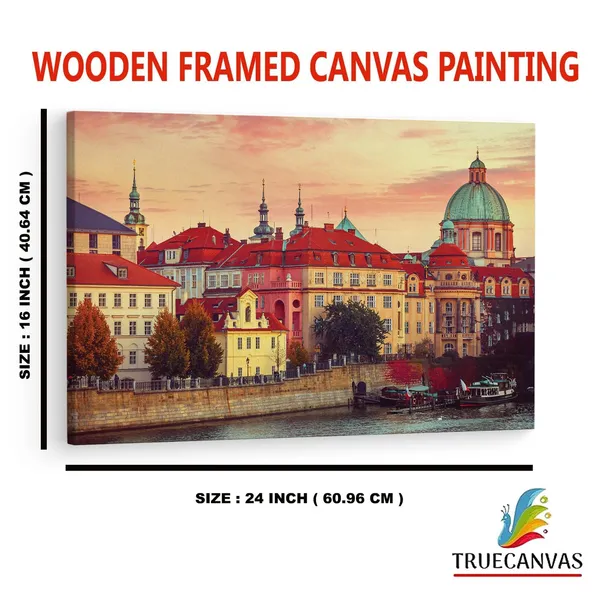 Multicolor_Prague,_Czech_Republic,_City,_Wooden_Framed_Canvas_Paintings_|_For_Home_Decor_|_Bedroom,_Living_Room,Wall_Decoration_|_Wall_Art_Painting,_Ct0543,_Size_16_X_24_In