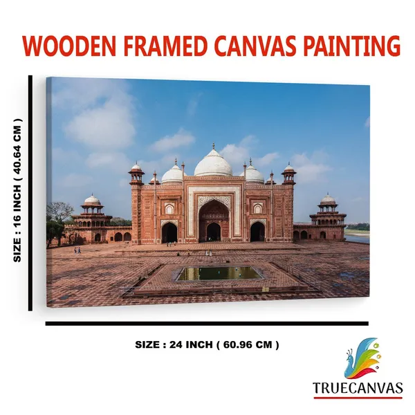 Multicolor_Taj_Mahal,_Wooden_Framed_Canvas_Paintings_|_For_Home_Decor_|_Bedroom,_Living_Room,Wall_Decoration_|_Wall_Art_Painting,_Ct0544,_Size_16_X_24_In