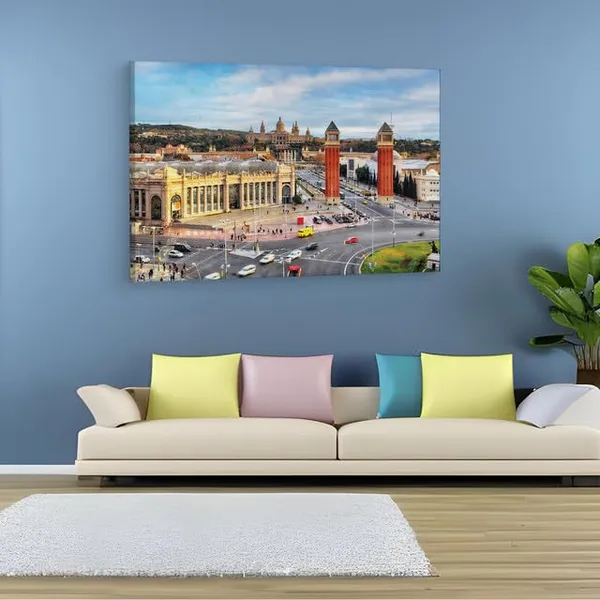 Multicolor__Wooden_Framed_Canvas_Paintings_|_For_Home_Decor_|_Bedroom,_Living_Room,Wall_Decoration_|_Wall_Art_Painting,_Ct0551,_Size_16_X_24_In