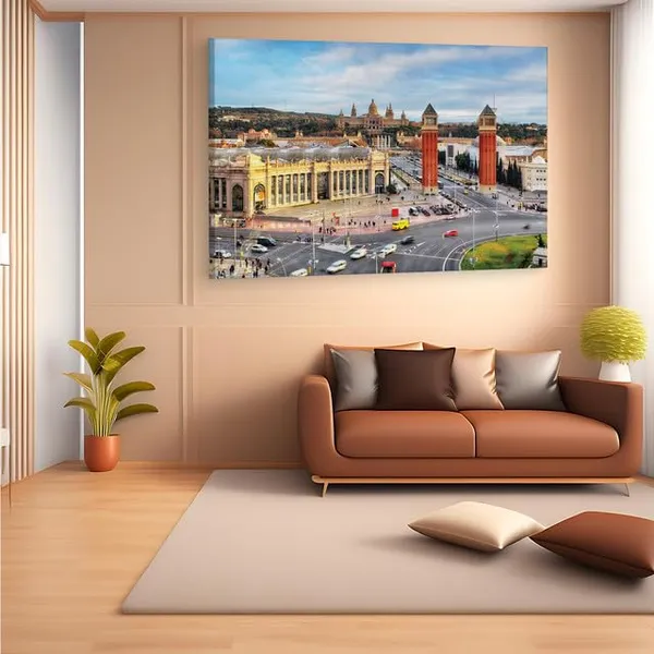 Multicolor__Wooden_Framed_Canvas_Paintings_|_For_Home_Decor_|_Bedroom,_Living_Room,Wall_Decoration_|_Wall_Art_Painting,_Ct0551,_Size_16_X_24_In