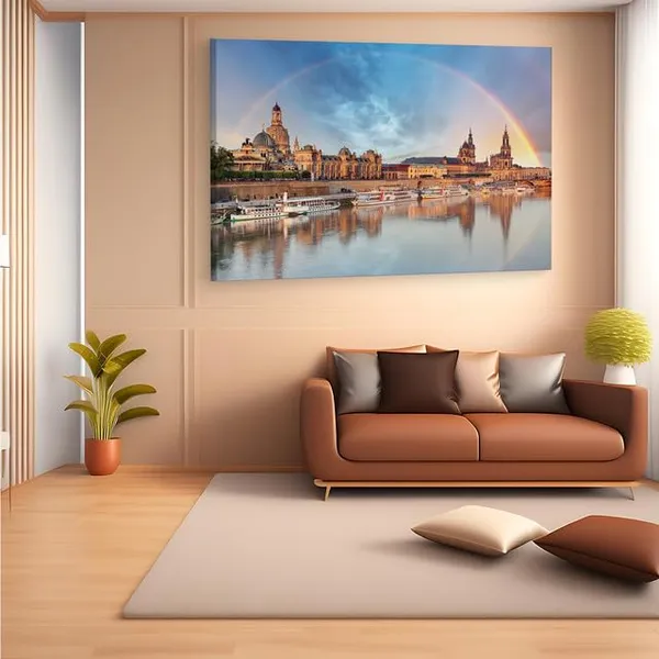 Multicolor_Dresden,_Germany,_Wooden_Framed_Canvas_Paintings_|_For_Home_Decor_|_Bedroom,_Living_Room,Wall_Decoration_|_Wall_Art_Painting,_Ct0554,_Size_16_X_24_In