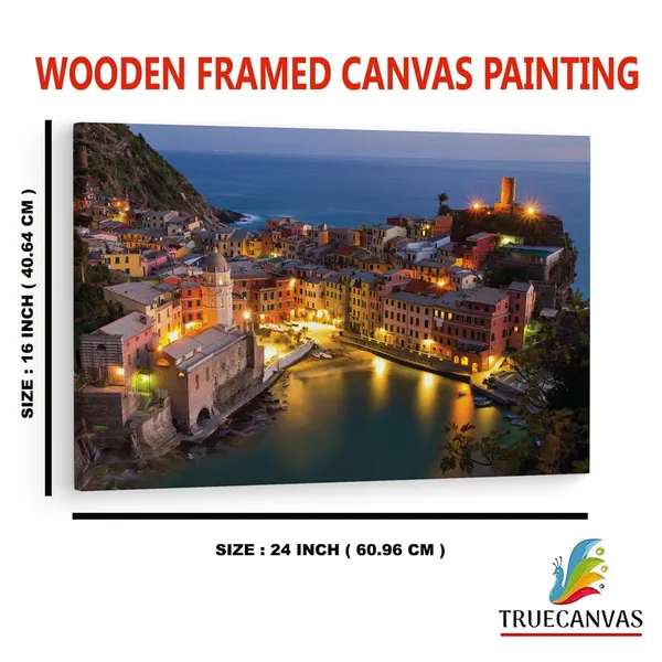 Multicolor_Cinque_Terre_National_Park,_Wooden_Framed_Canvas_Paintings_|_For_Home_Decor_|_Bedroom,_Living_Room,Wall_Decoration_|_Wall_Art_Painting,_Ct0559,_Size_16_X_24_In