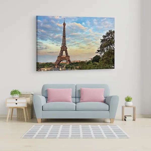 Multicolor_Eiffel_Tower,_Wooden_Framed_Canvas_Paitings_|_For_Home_Decor_|_Bedroom,_Living_Room,Wall_Decoration_|_Wall_Art_Painting,_Ct0560,_Size_16_X_24_In