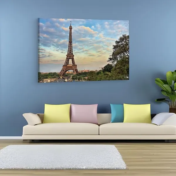 Multicolor_Eiffel_Tower,_Wooden_Framed_Canvas_Paitings_|_For_Home_Decor_|_Bedroom,_Living_Room,Wall_Decoration_|_Wall_Art_Painting,_Ct0560,_Size_16_X_24_In