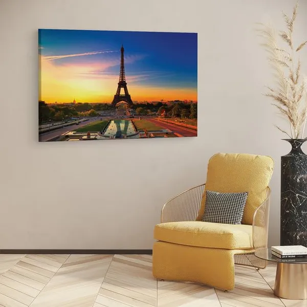 Multicolor_Eiffel_Tower,_Wooden_Framed_Canvas_Paintings_|_For_Home_Decor_|_Bedroom,_Living_Room,Wall_Decoration_|_Wall_Art_Painting,_Ct0564,_Size_16_X_24_In