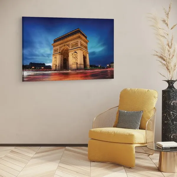 Multicolor_Arc_De_Triomphe,_Wooden_Framed_Canvas_Paintings_|_For_Home_Decor_|_Bedroom,_Living_Room,Wall_Decoration_|_Wall_Art_Painting,_Ct0566,_Size_16_X_24_In