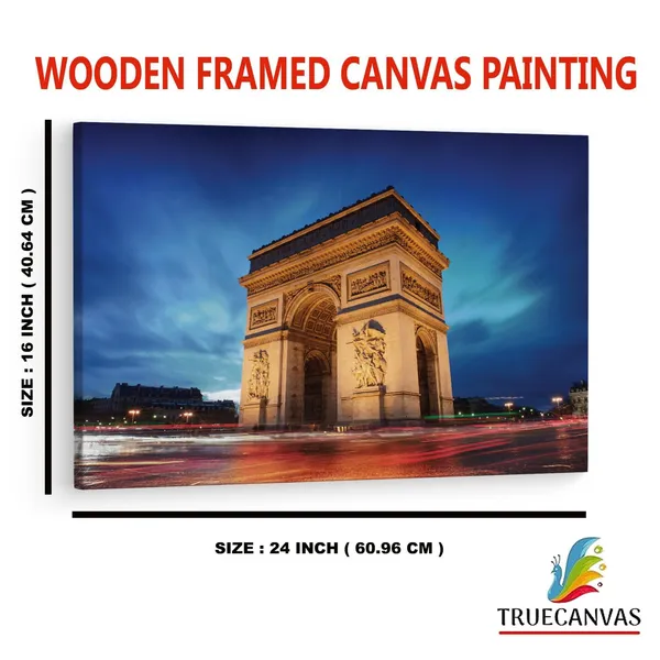 Multicolor_Arc_De_Triomphe,_Wooden_Framed_Canvas_Paintings_|_For_Home_Decor_|_Bedroom,_Living_Room,Wall_Decoration_|_Wall_Art_Painting,_Ct0566,_Size_16_X_24_In
