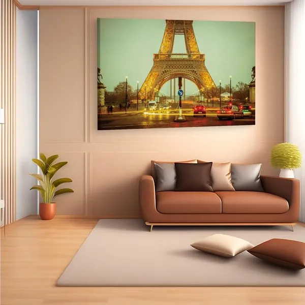 Multicolor_Eiffel_Tower,_Wooden_Framed_Canvas_Paintings_|_For_Home_Decor_|_Bedroom,_Living_Room,Wall_Decoration_|_Wall_Art_Painting,_Ct0567,_Size_16_X_24_In