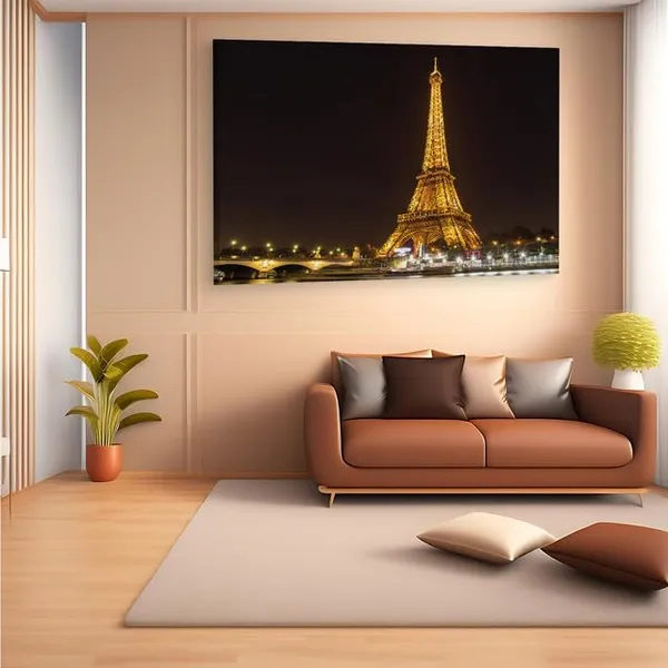 Multicolor_Eiffel_Tower,_Wooden_Framed_Canvas_Paintings_|_For_Home_Decor_|_Bedroom,_Living_Room,Wall_Decoration_|_Wall_Art_Painting,_Ct0568,_Size_16_X_24_In